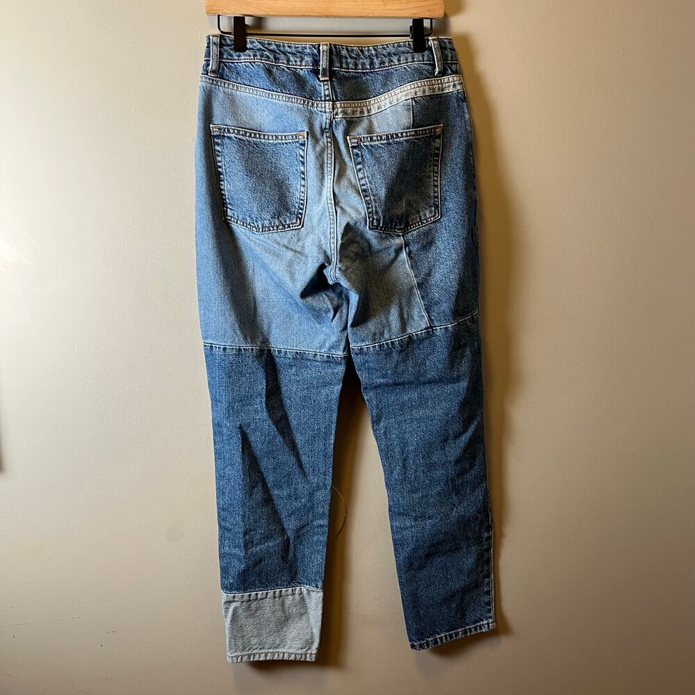 Free People Patchwork High-Rise Jeans Size‎ 29 Boho Y2K - Picture 6 of 7